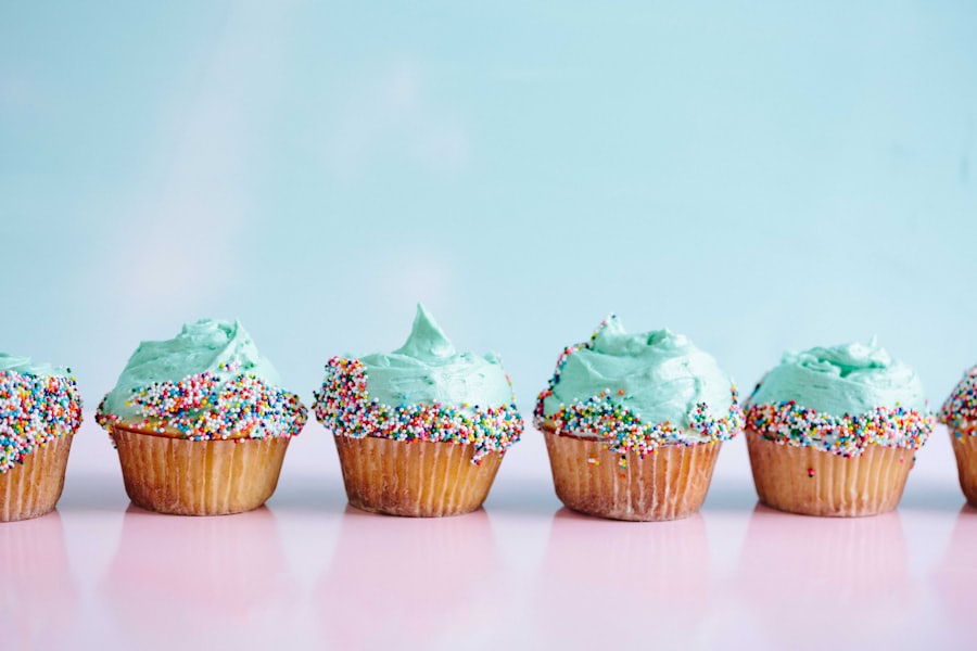 Sprinkle cupcakes